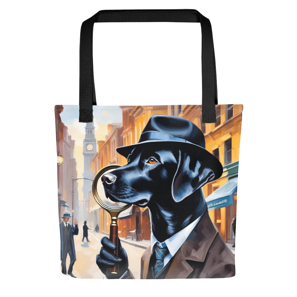 PugMug Custom Black Labrador Retriever Tote