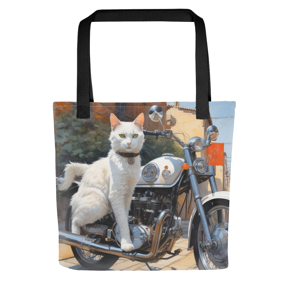 PugMug Custom White Companion Cat Tote