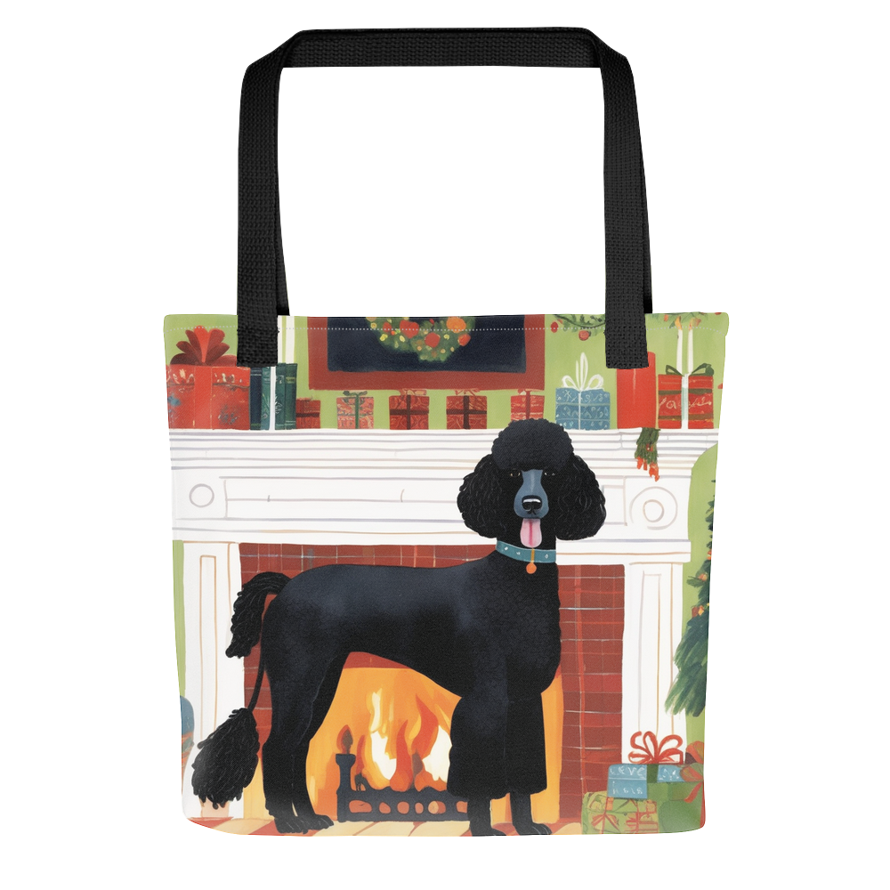 PugMug Custom Black Poodle Tote