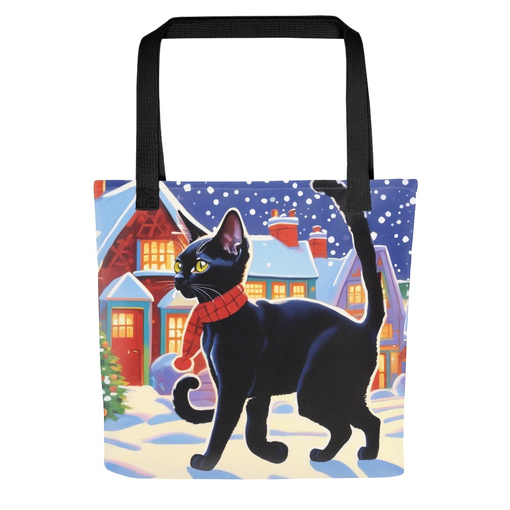 PugMug Custom Black Devon Rex Cat Tote
