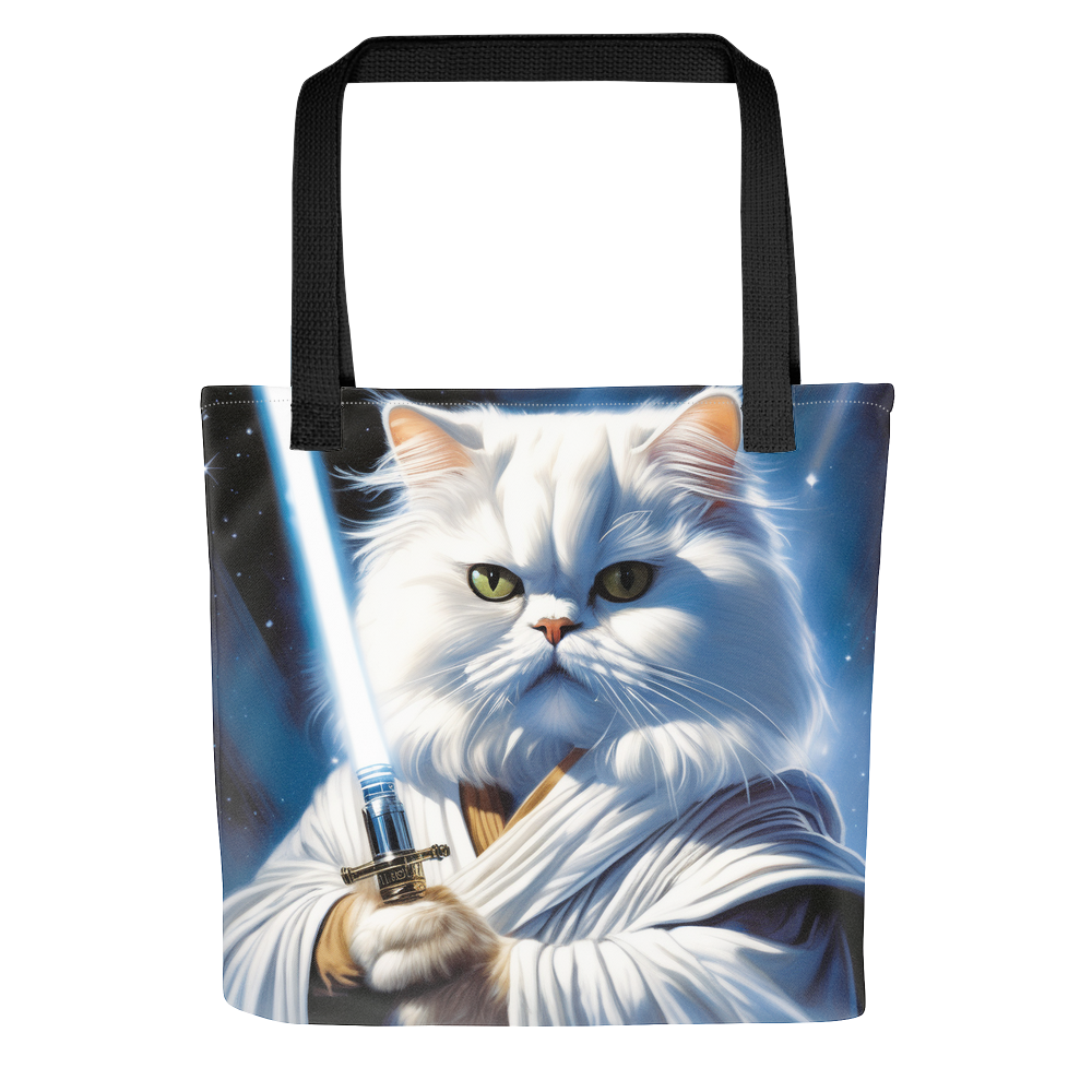 PugMug Custom White Persian Cat Tote