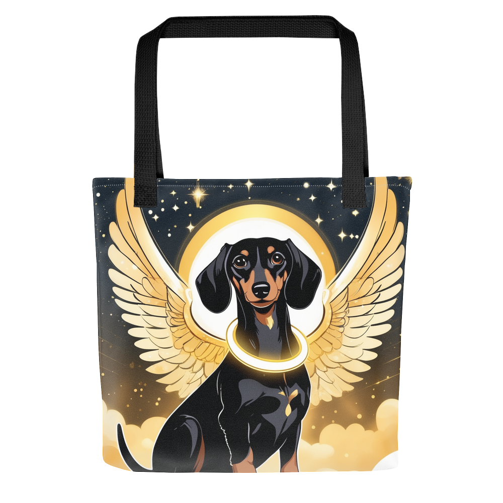 PugMug Custom Black Dachshund Tote
