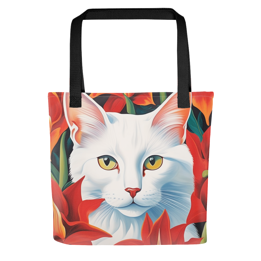 PugMug Custom White Companion Cat Tote