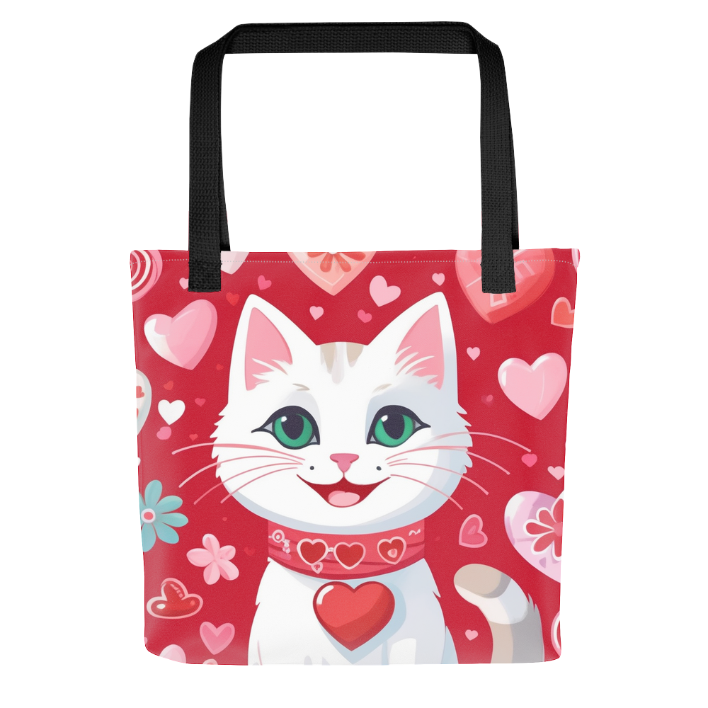 PugMug Custom White Companion Cat Tote