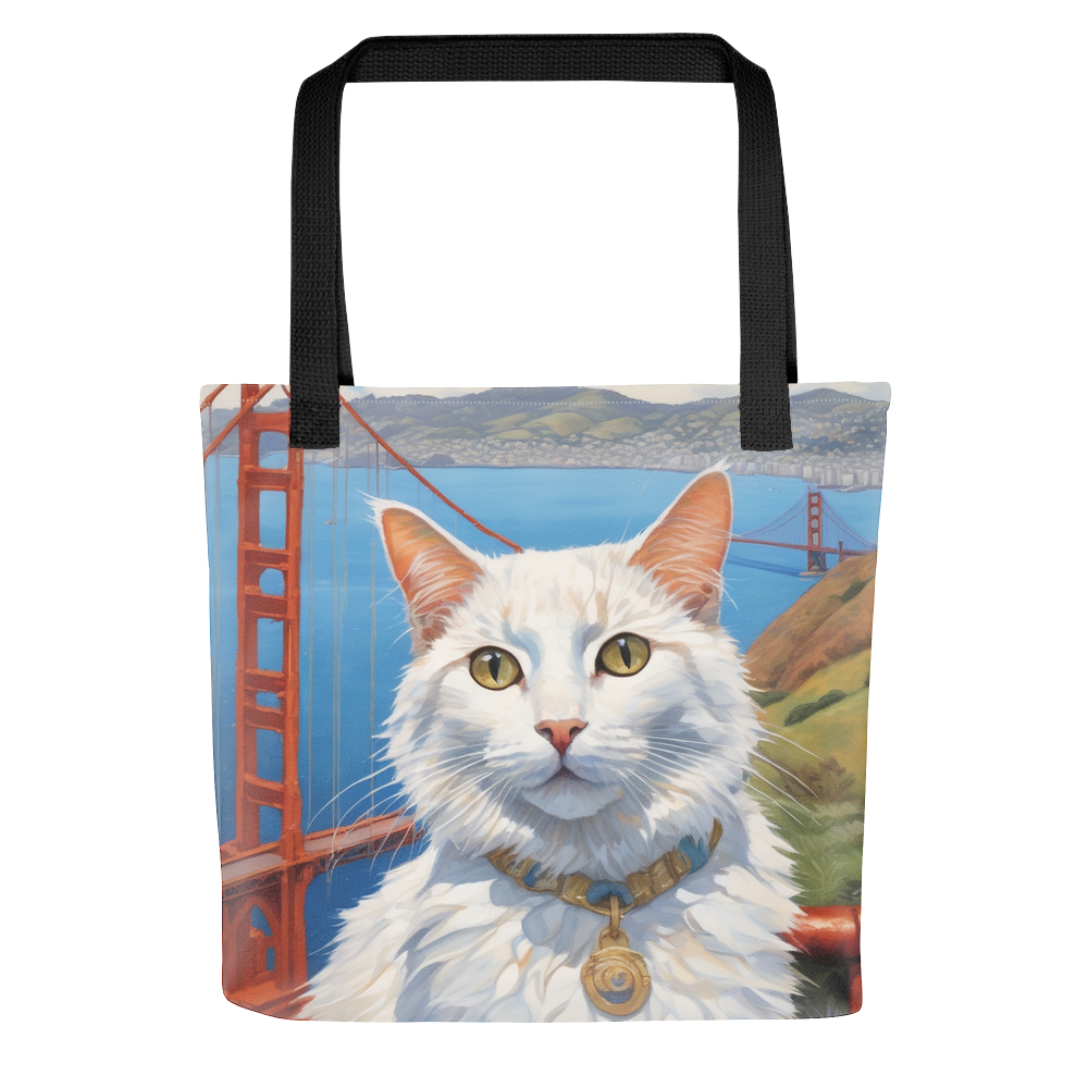 PugMug Custom White Companion Cat Tote