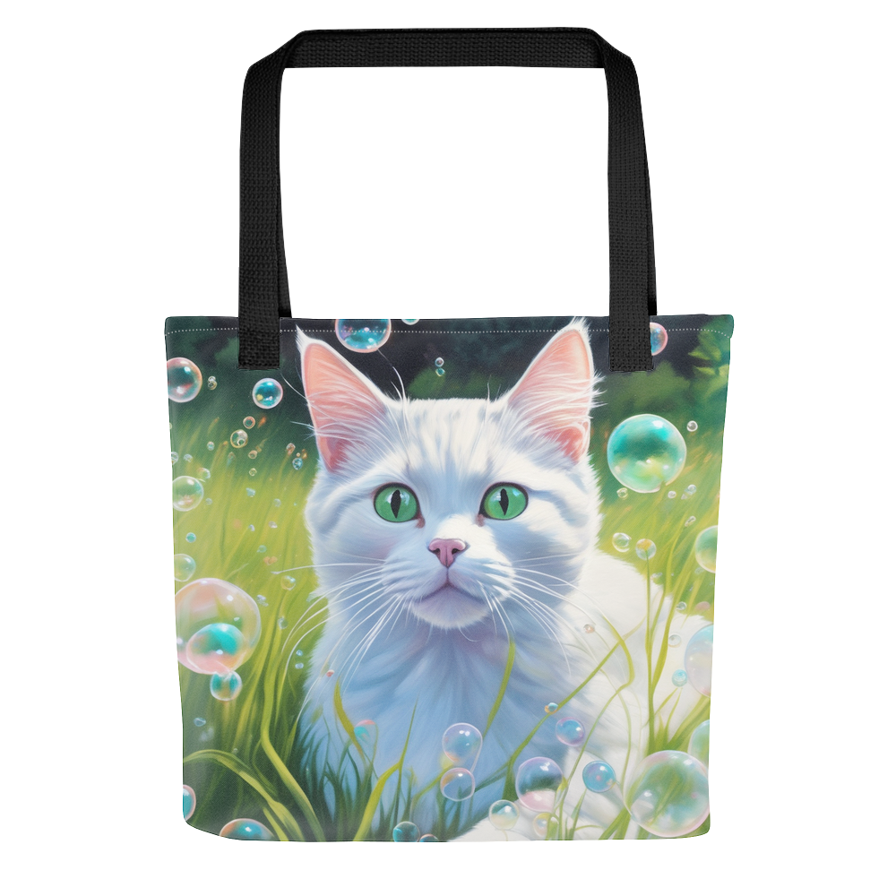 PugMug Custom White Companion Cat Tote