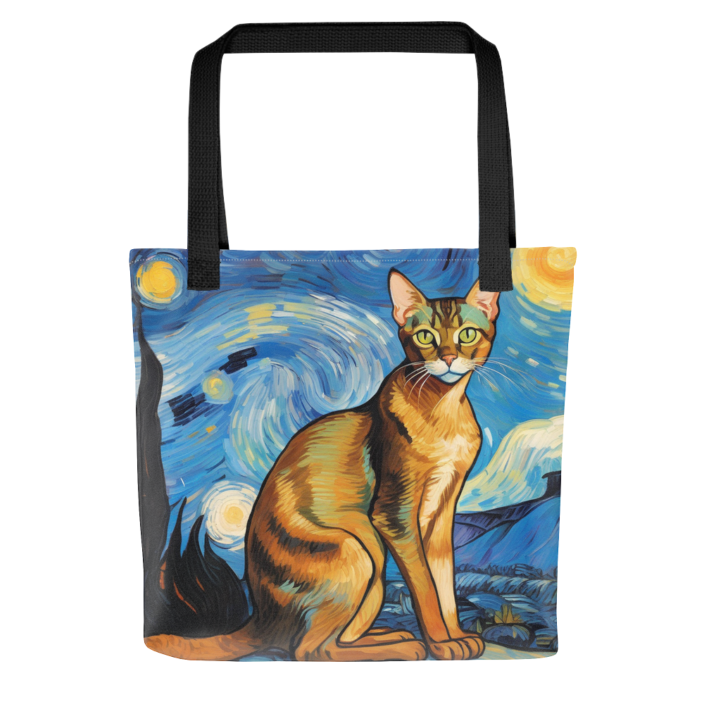 PugMug Custom Tabby Abyssinian Cat Tote