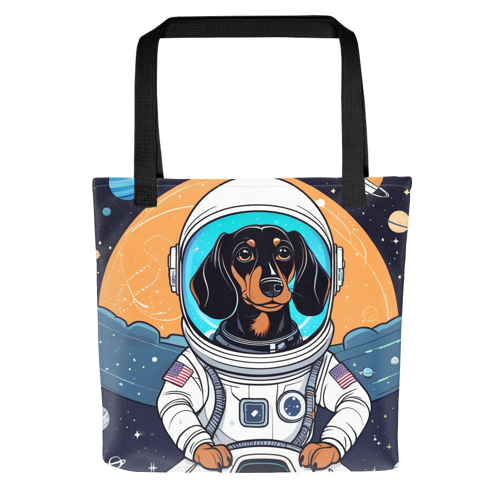 PugMug Custom Black Dachshund Tote