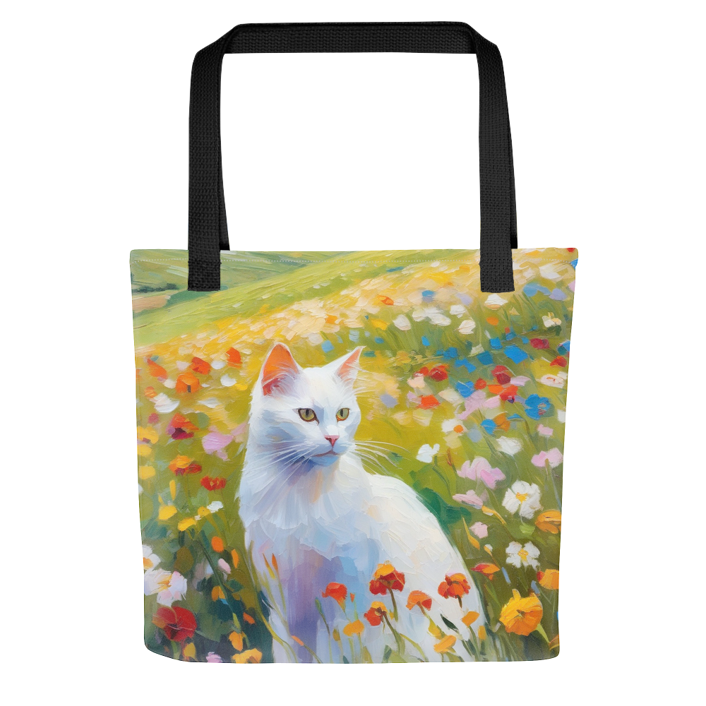 PugMug Custom White Companion Cat Tote