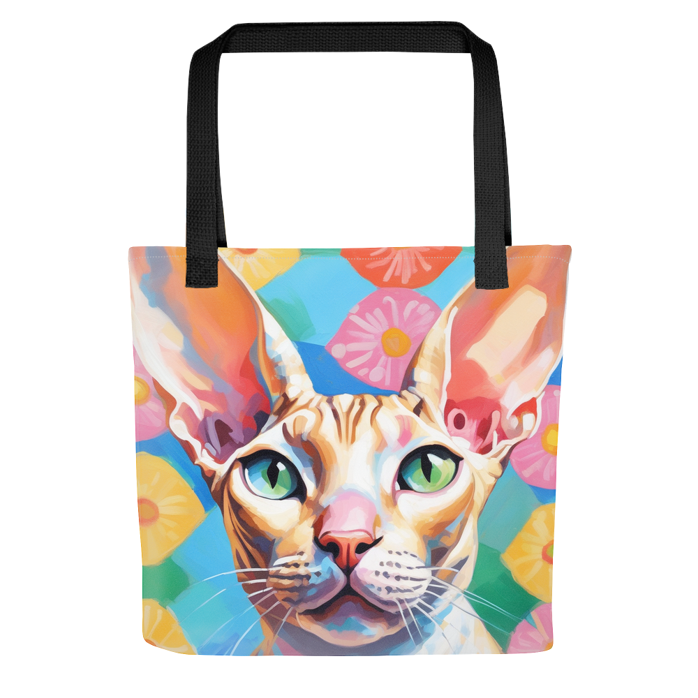 PugMug Custom Tabby Sphynx Cat Tote