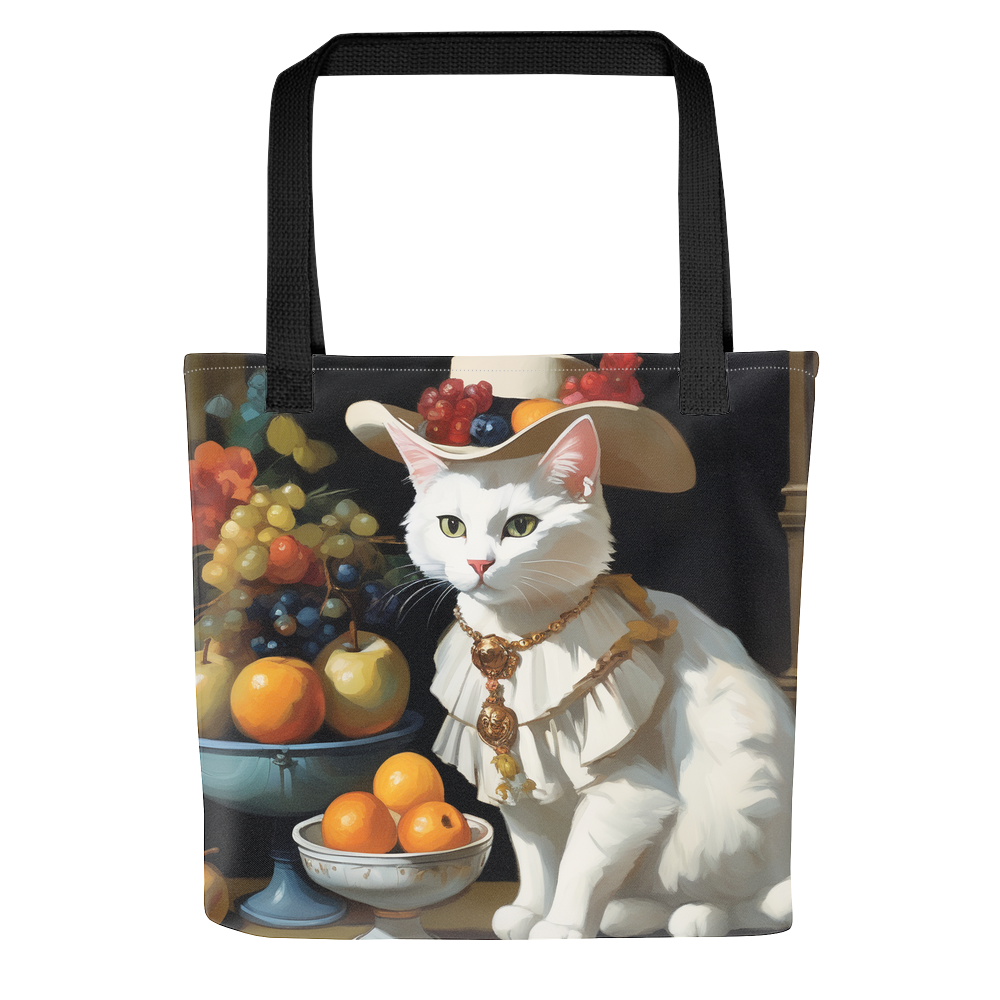 PugMug Custom White Companion Cat Tote
