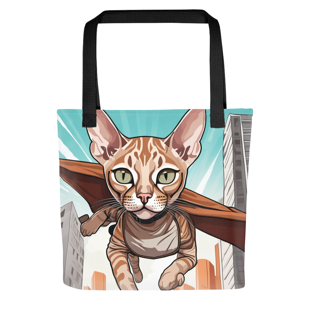 PugMug Custom Tabby Devon Rex Cat Tote