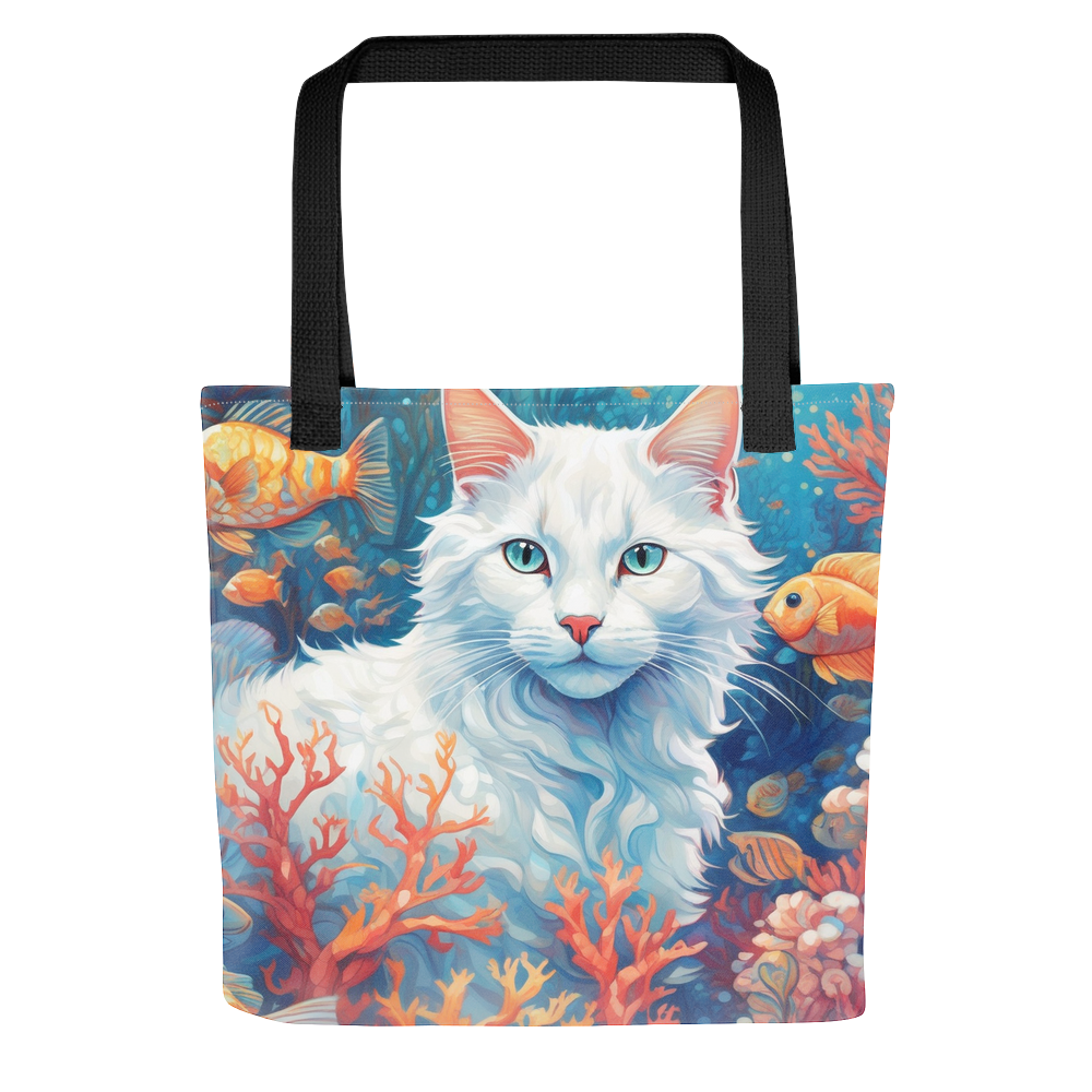 PugMug Custom White Companion Cat Tote