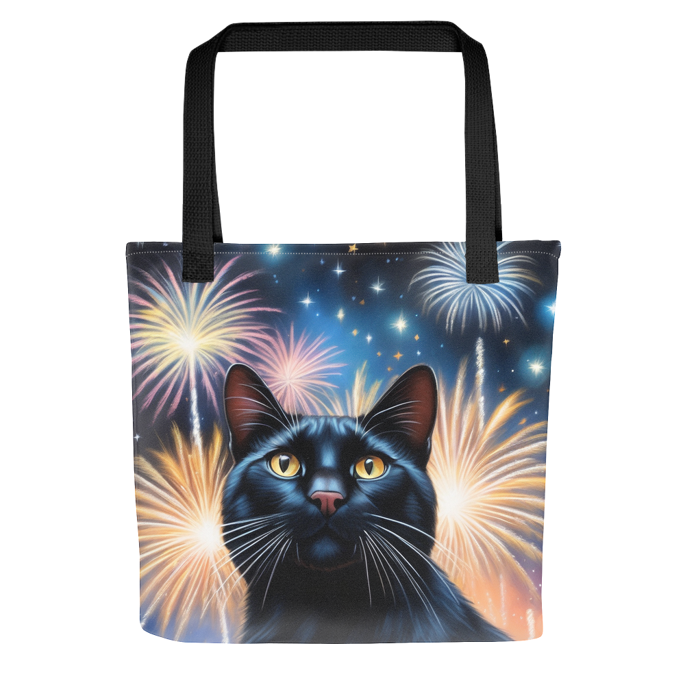 PugMug Custom Black Exotic Cat Tote