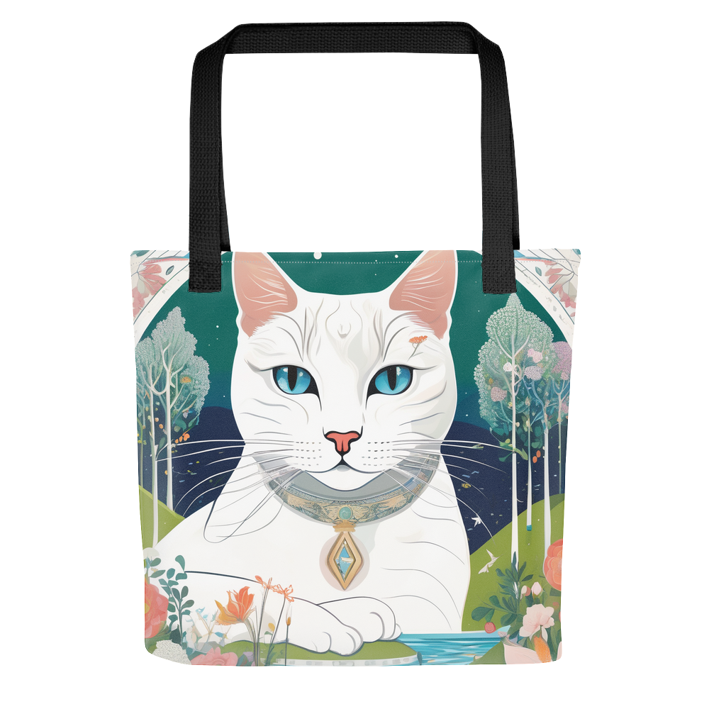 PugMug Custom White Companion Cat Tote