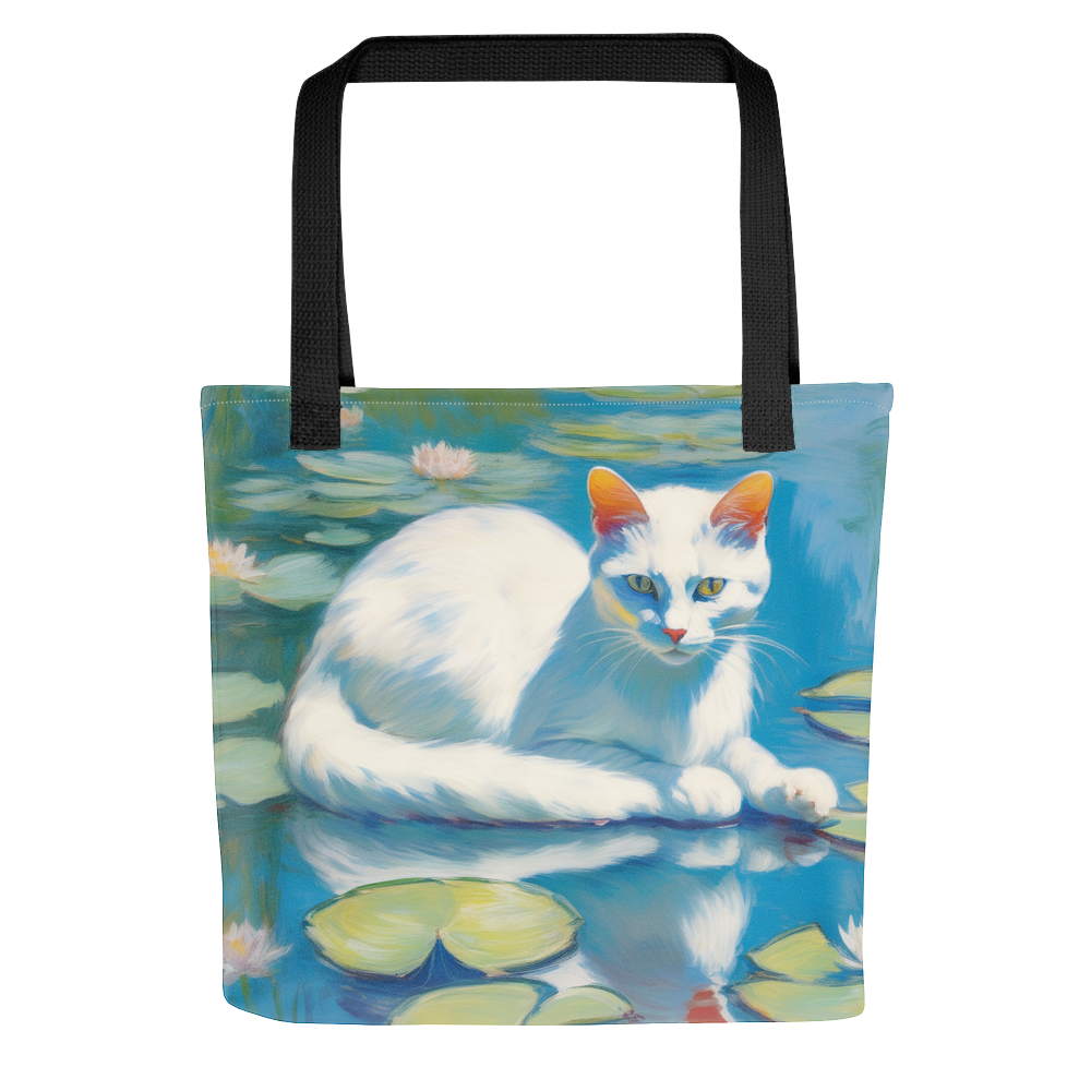 PugMug Custom White Companion Cat Tote