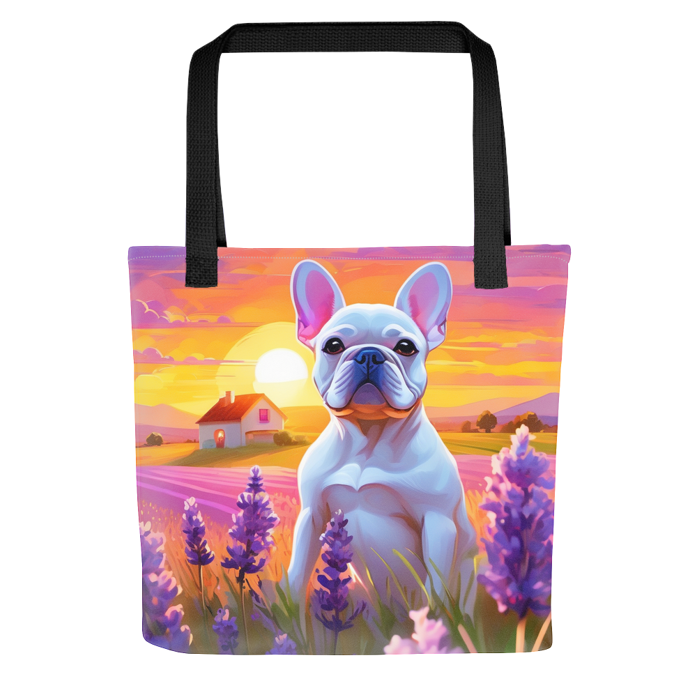 PugMug Custom White French Bulldog Tote