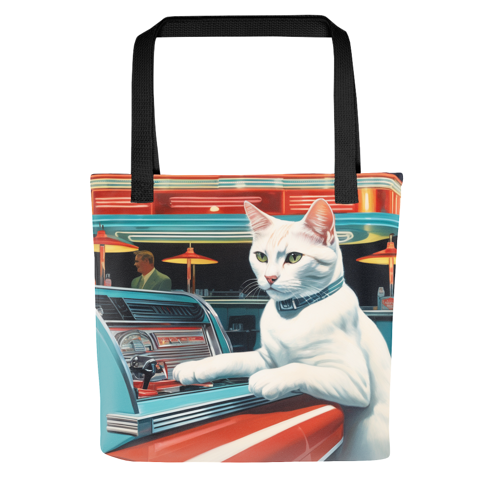 PugMug Custom White Companion Cat Tote