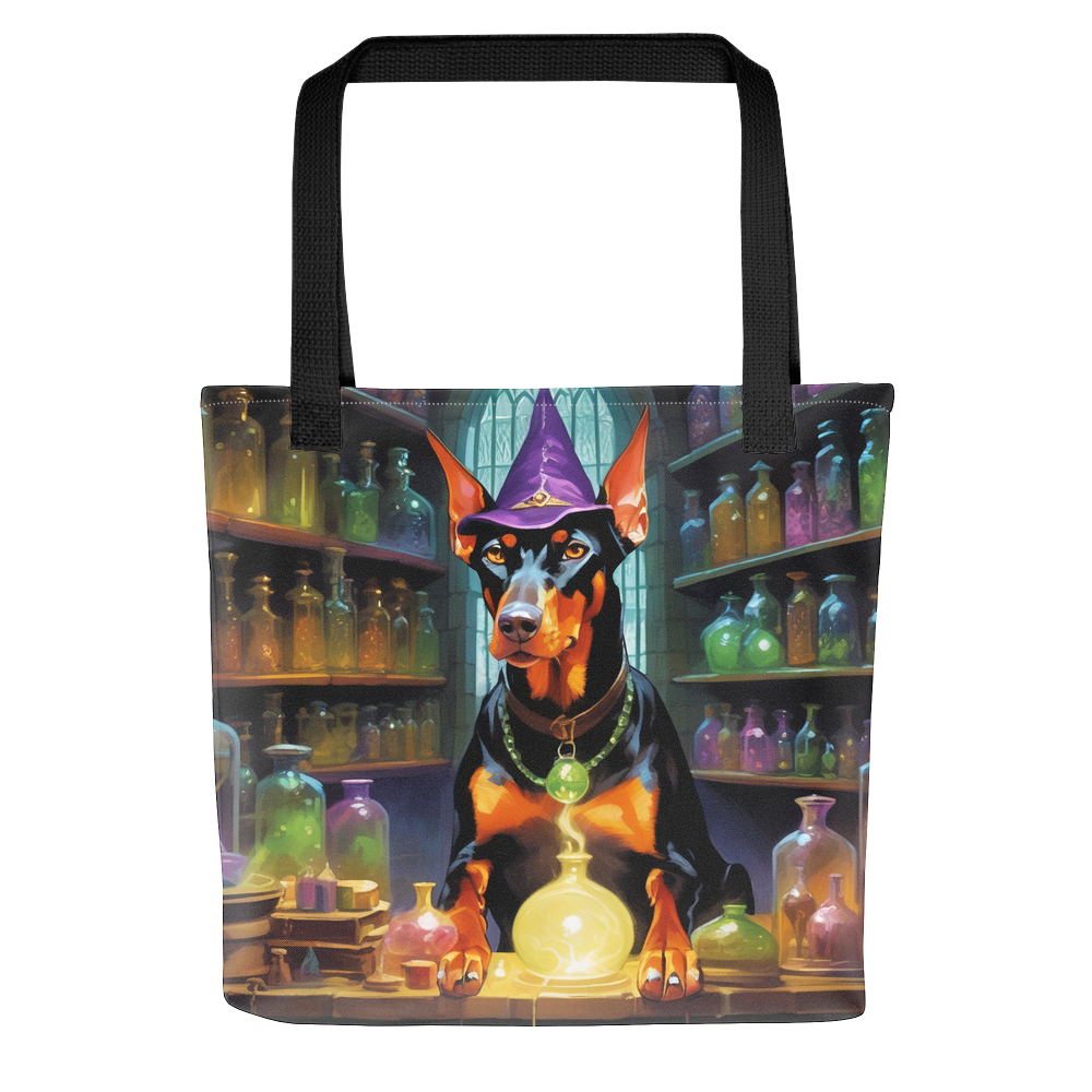 PugMug Custom Doberman Pinscher Tote