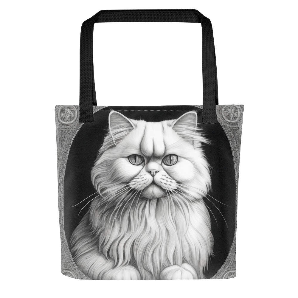PugMug Custom White Persian Cat Tote