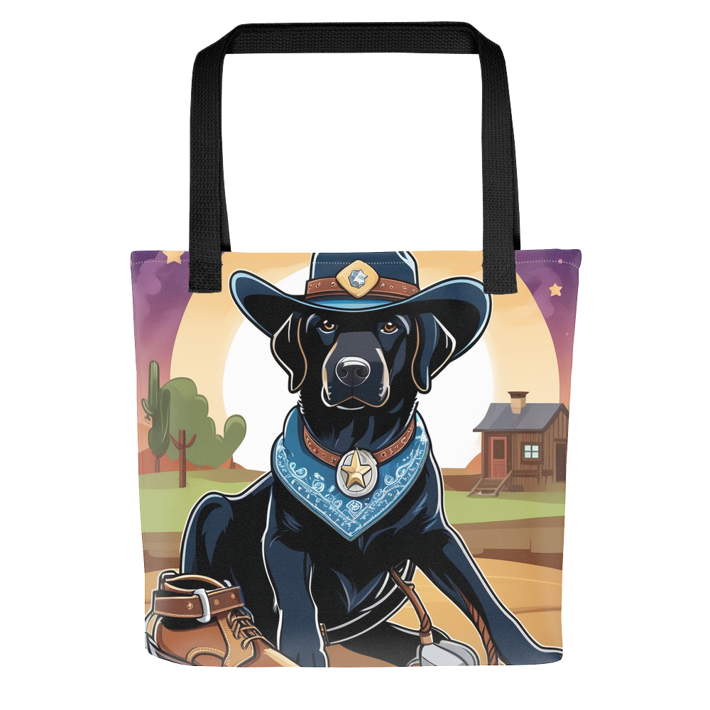 PugMug Custom Black Labrador Retriever Tote