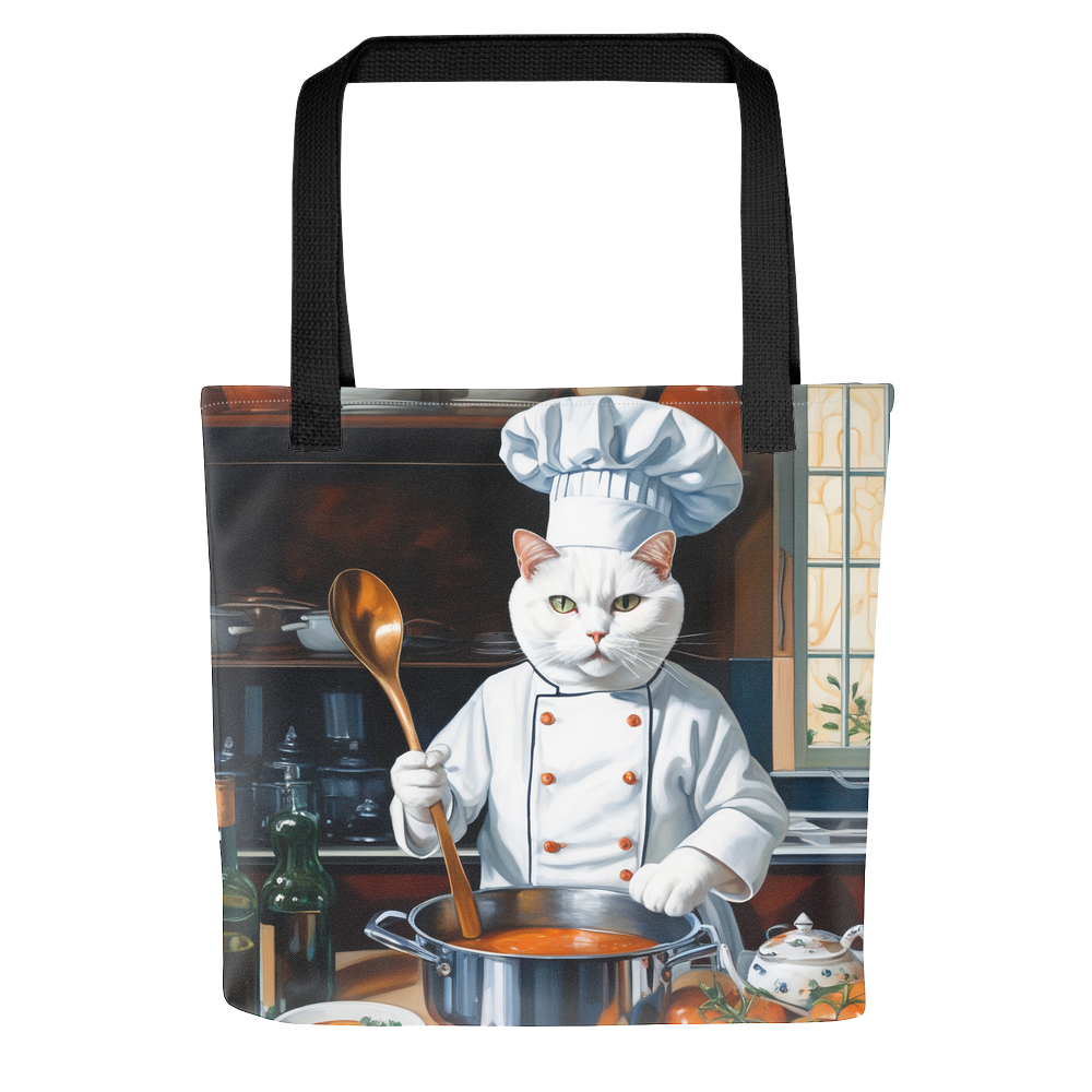 PugMug Custom White Companion Cat Tote