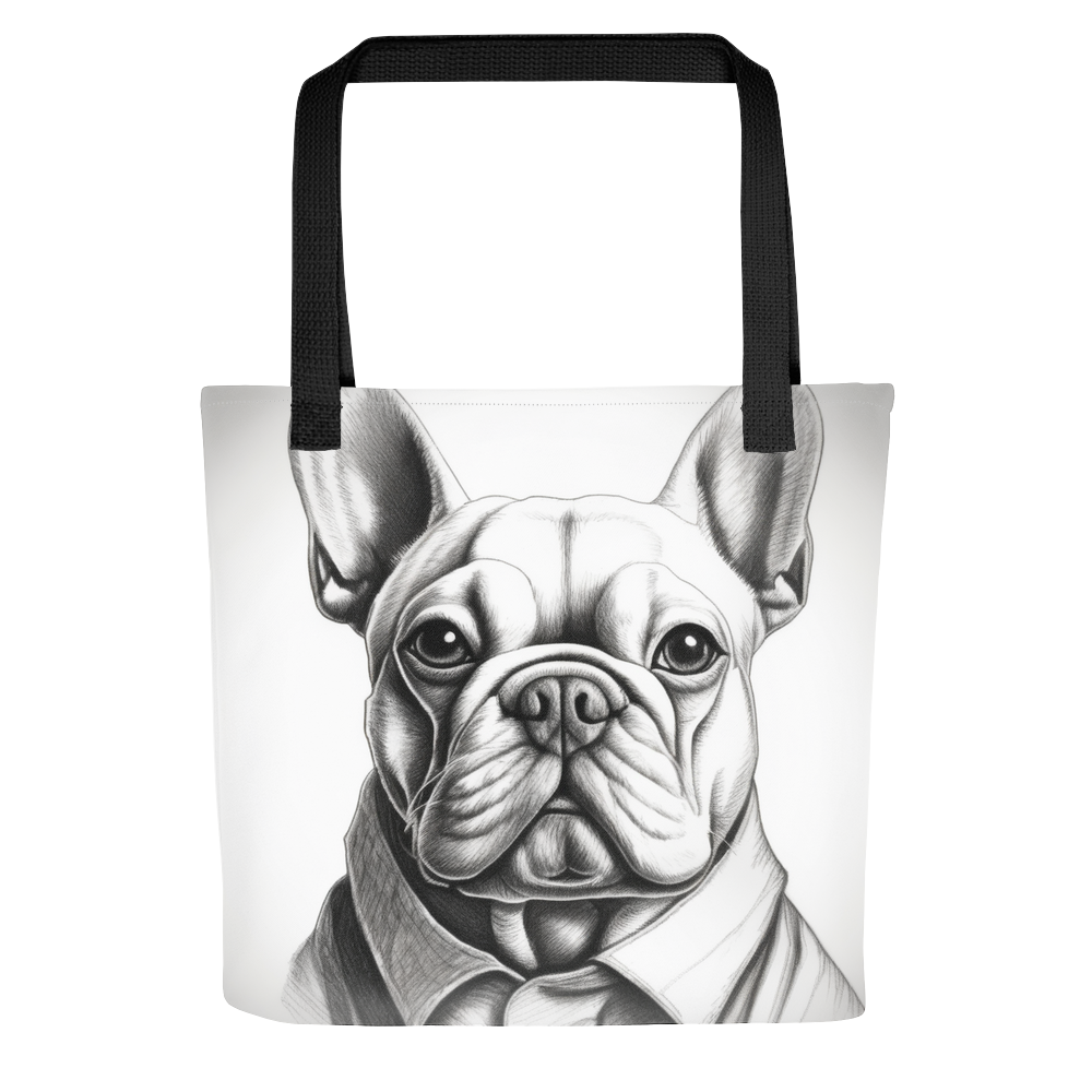 PugMug Custom White French Bulldog Tote