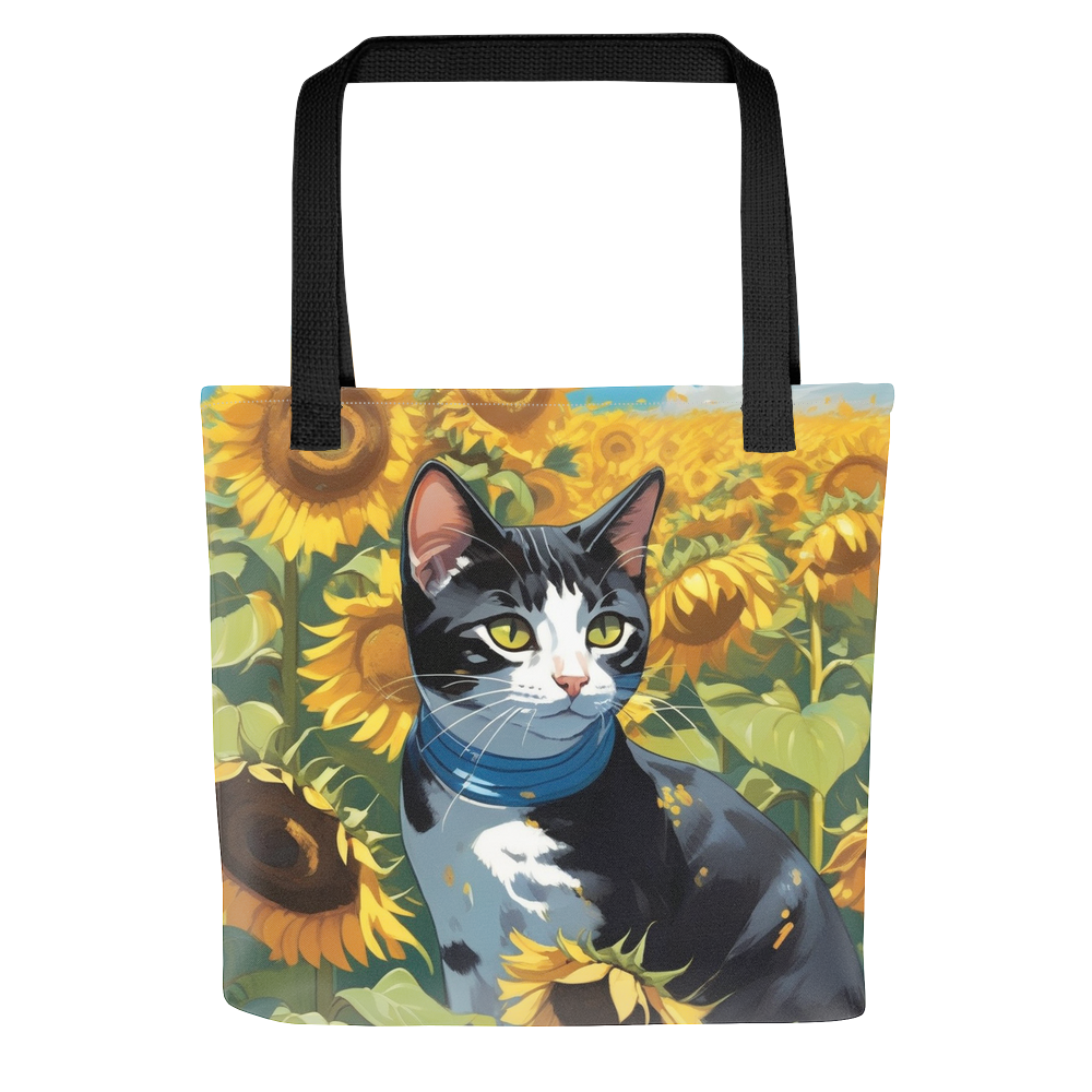 PugMug Custom Black American Shorthair Cat Tote
