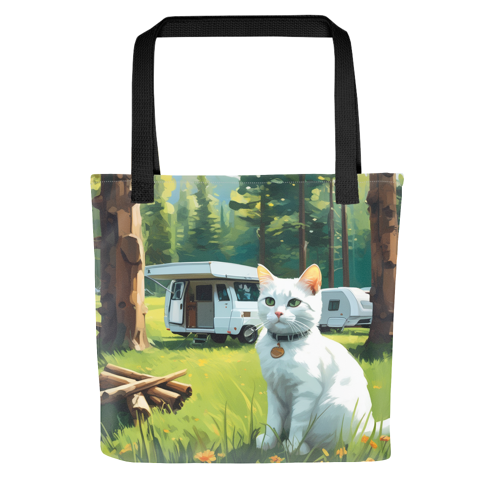 PugMug Custom White Companion Cat Tote