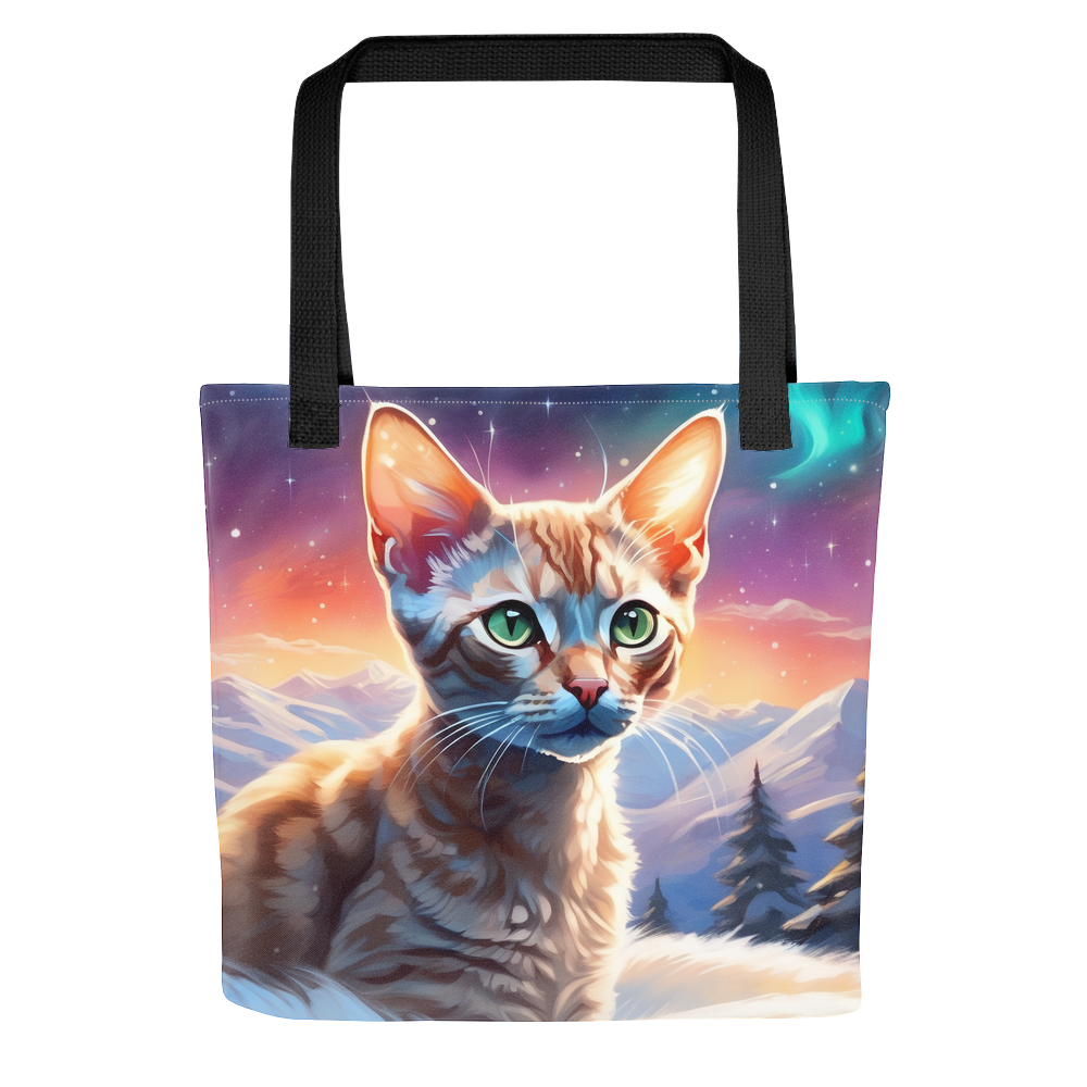 PugMug Custom Tabby Devon Rex Cat Tote