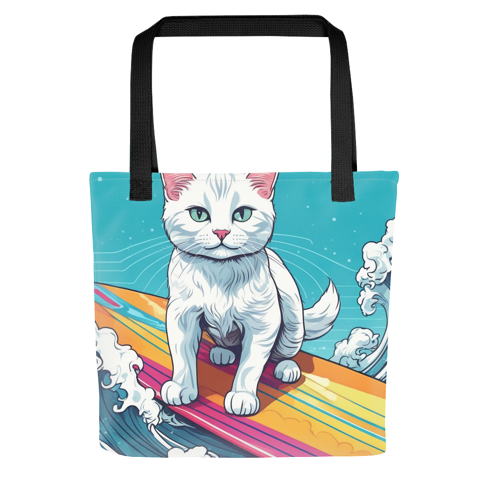 PugMug Custom White Companion Cat Tote
