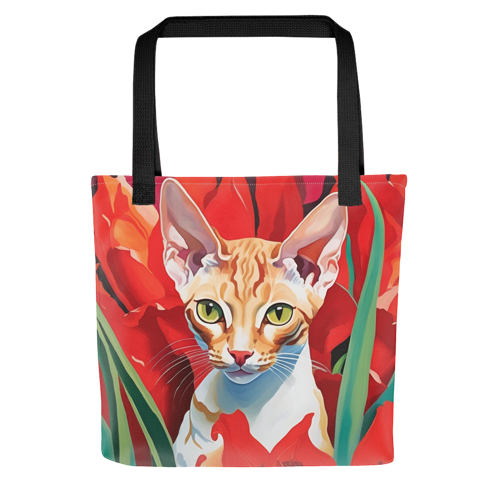 PugMug Custom Tabby Devon Rex Cat Tote