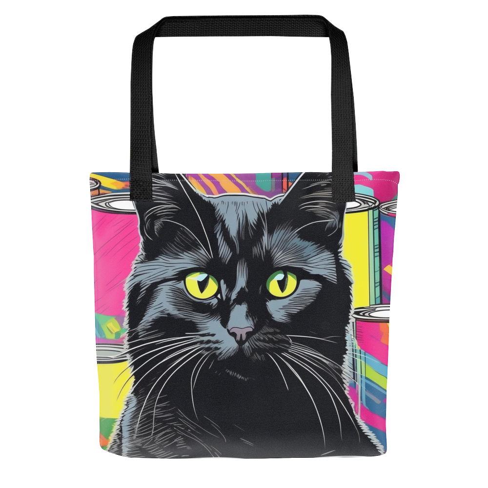 PugMug Custom Black Companion Cat Tote