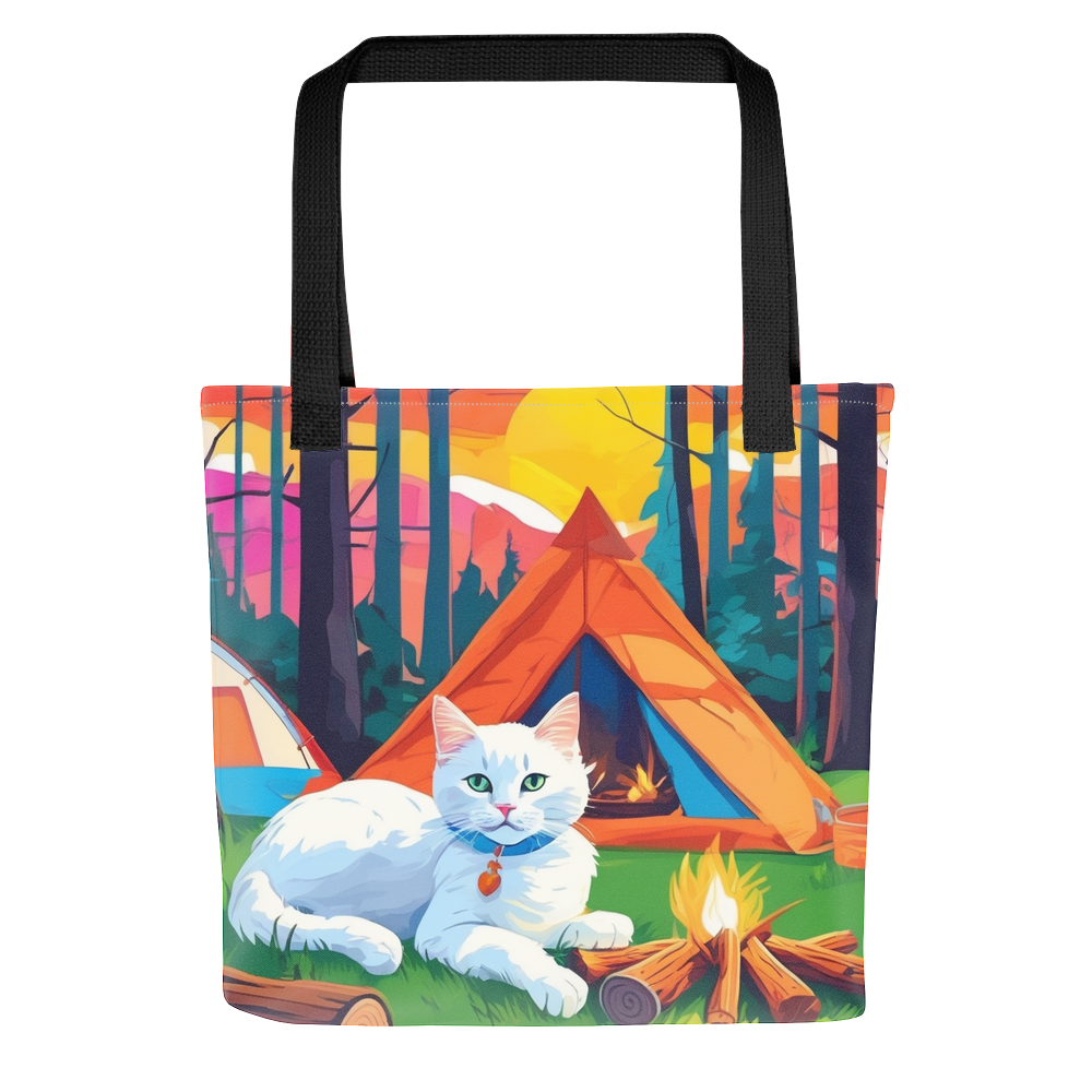 PugMug Custom White Companion Cat Tote