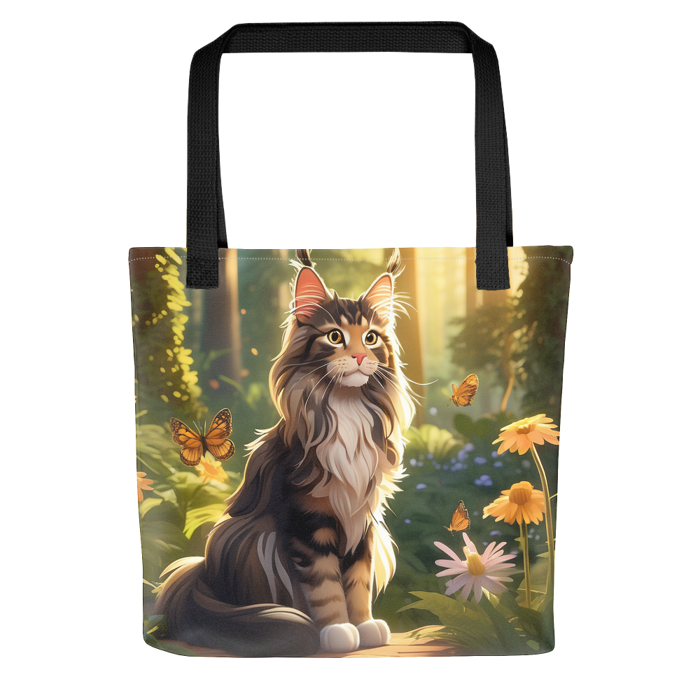 PugMug Custom Tabby Maine Coon Cat Tote