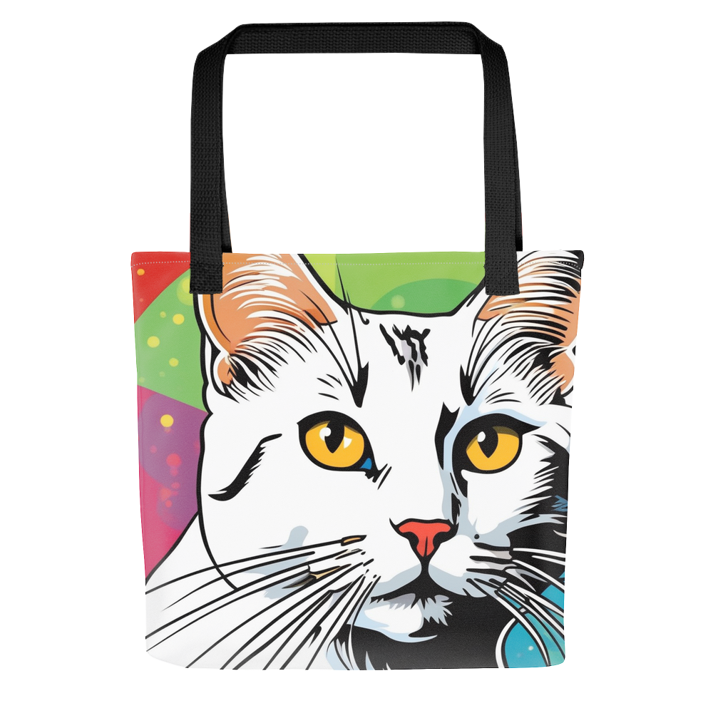 PugMug Custom White Companion Cat Tote