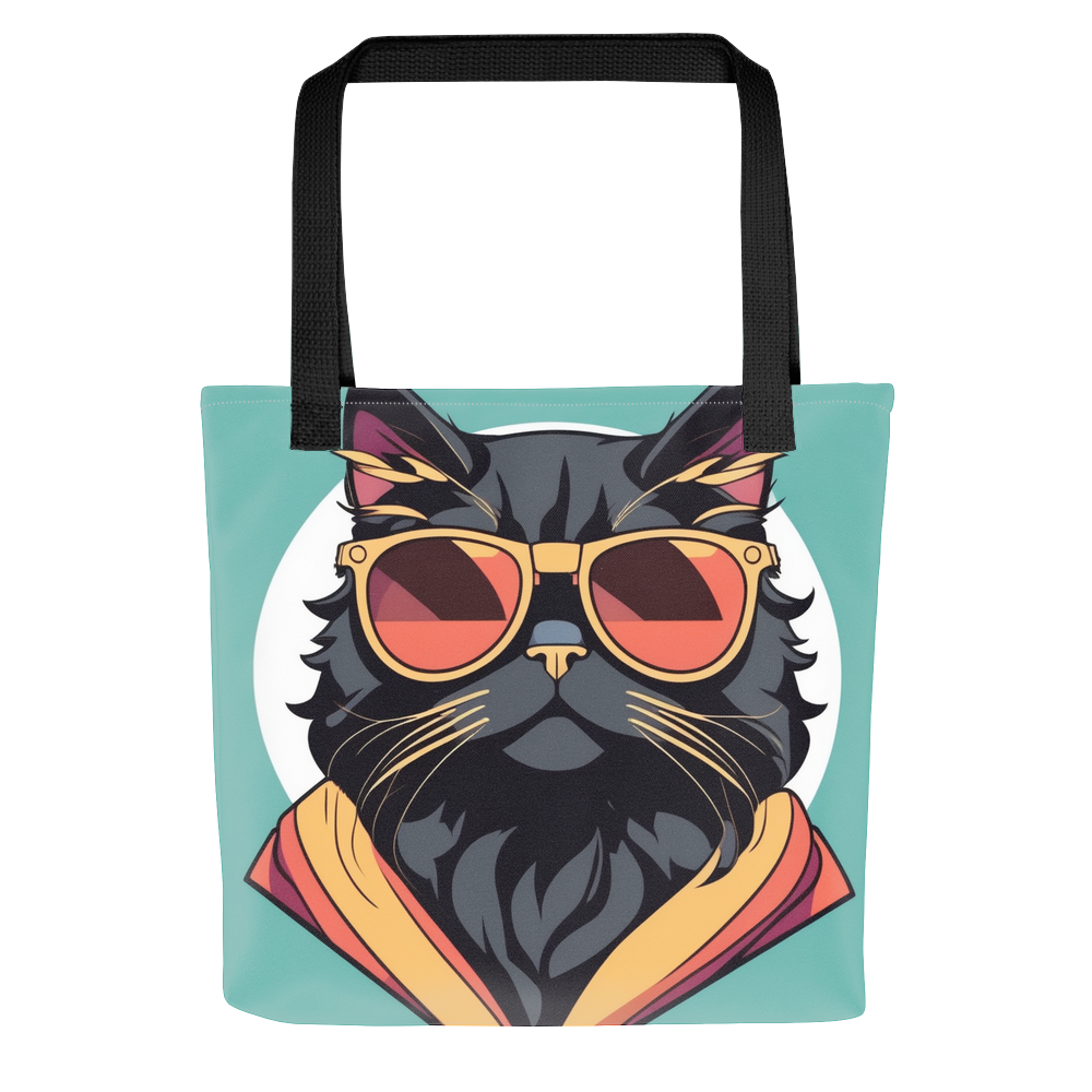 PugMug Custom Black Persian Cat Tote