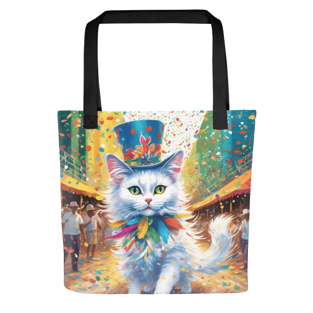 PugMug Custom White Companion Cat Tote