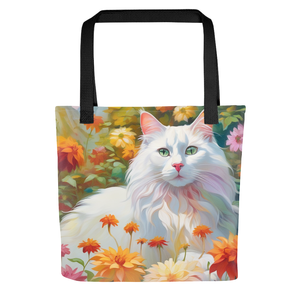 PugMug Custom White Companion Cat Tote
