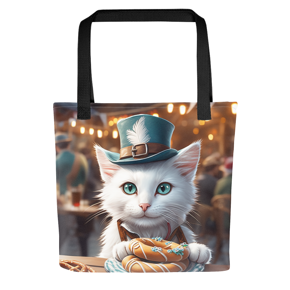 PugMug Custom White Companion Cat Tote