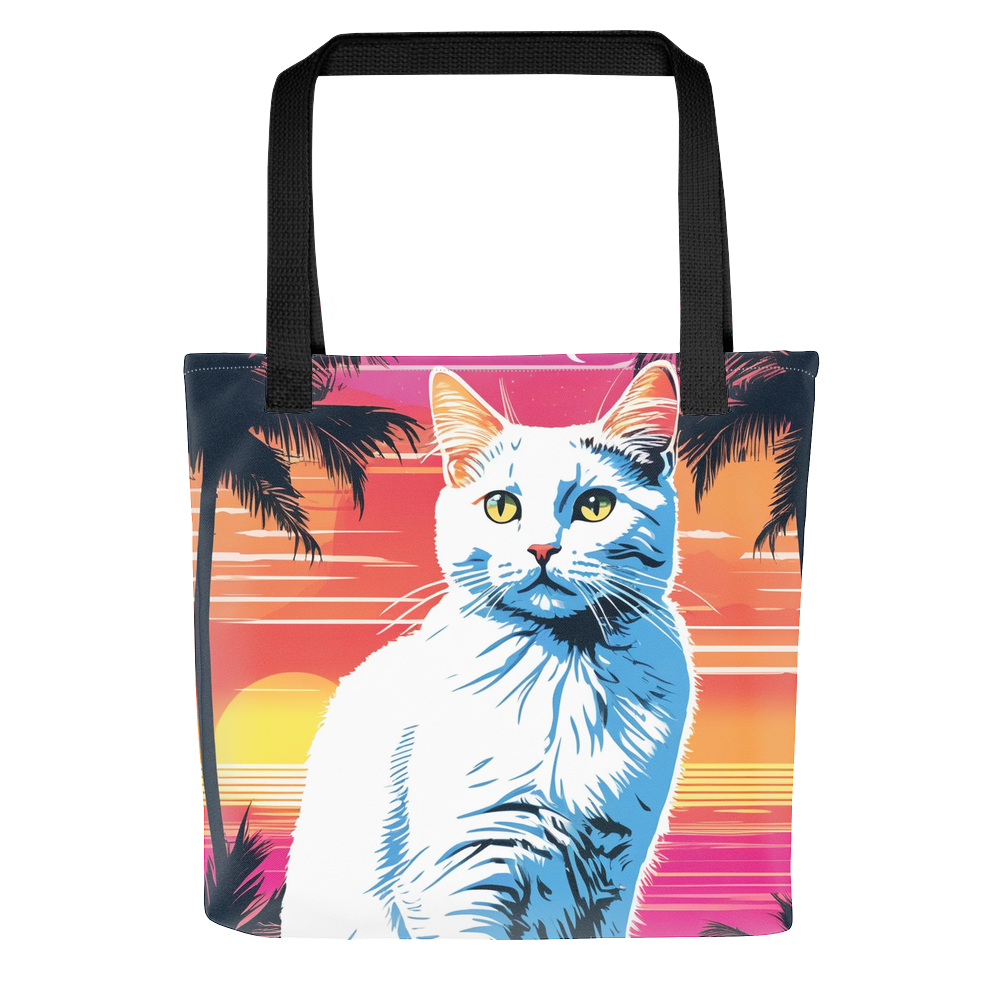 PugMug Custom White Companion Cat Tote
