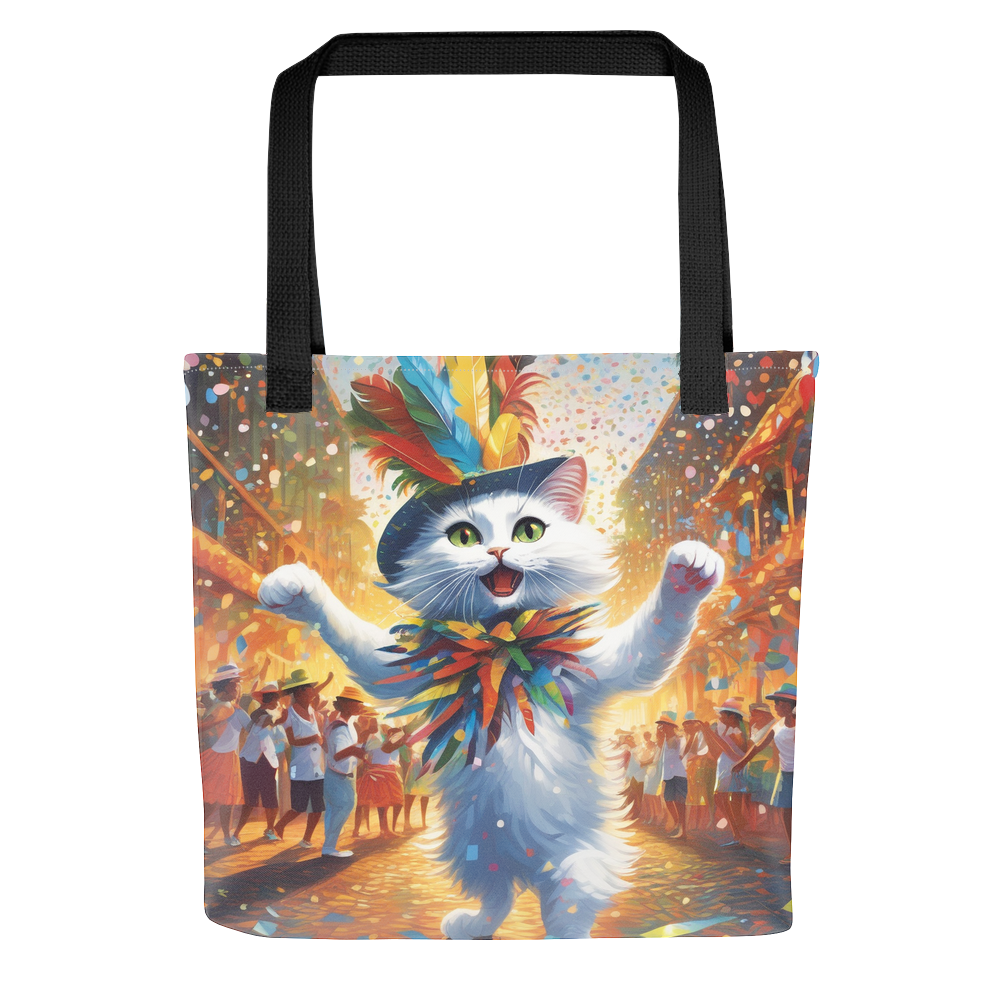 PugMug Custom White Companion Cat Tote