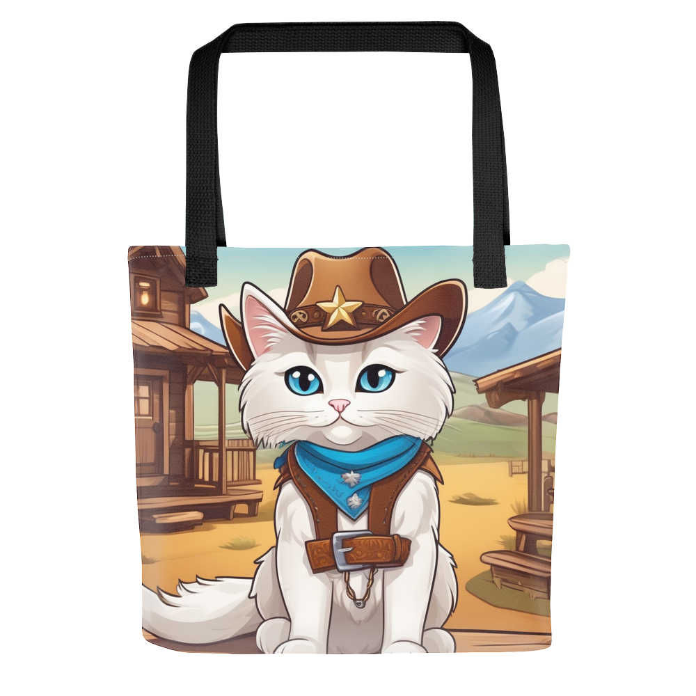 PugMug Custom White Ragdoll Cat Tote