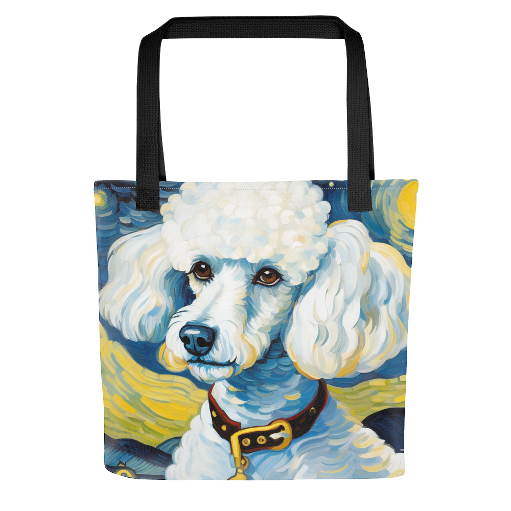 PugMug Custom White Poodle Tote