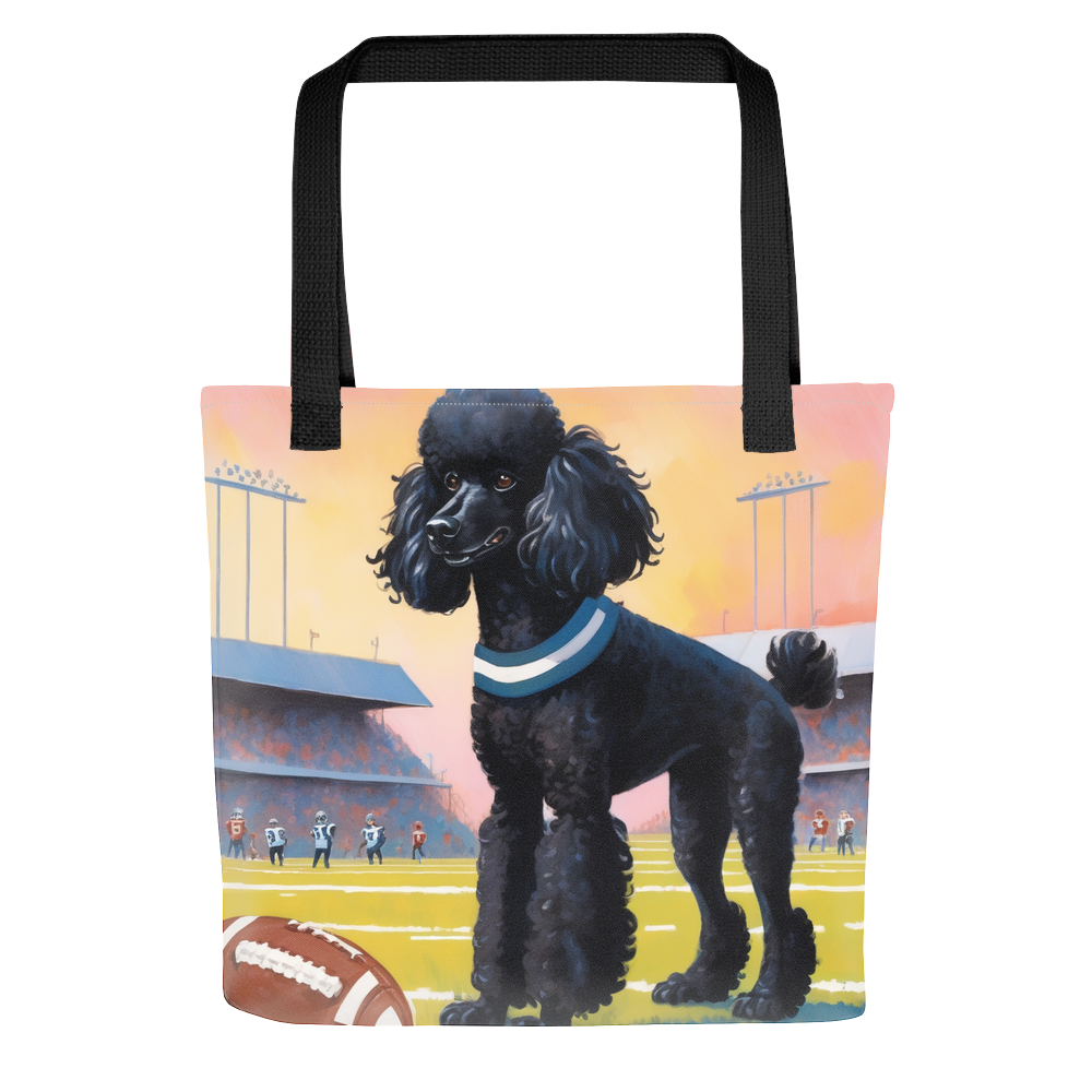 PugMug Custom Black Poodle Tote