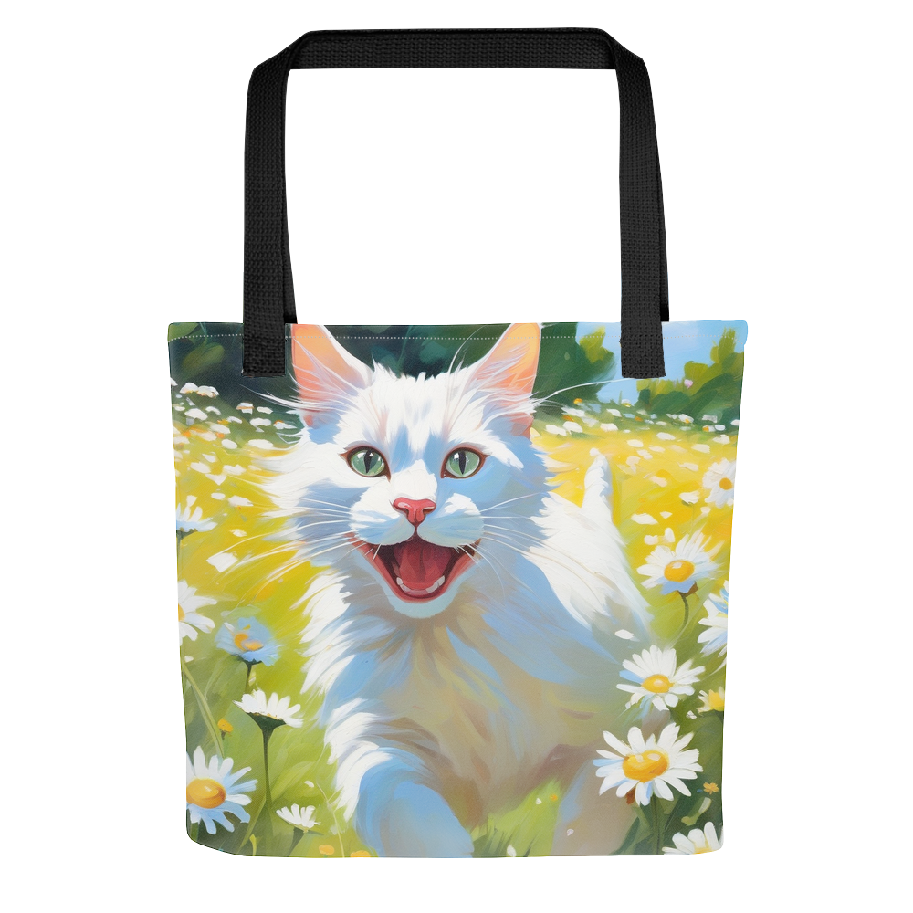 PugMug Custom White Companion Cat Tote