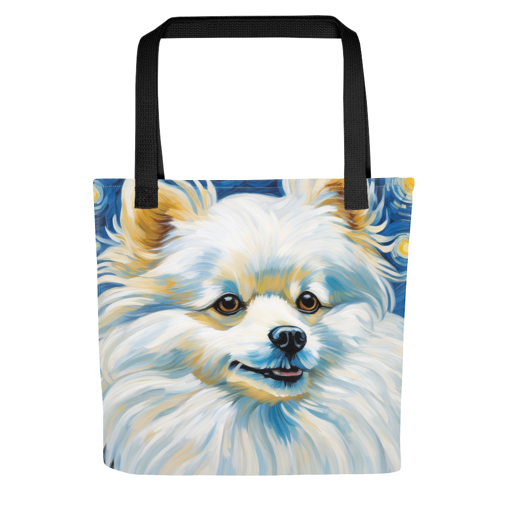 PugMug Custom White Pomeranian Tote