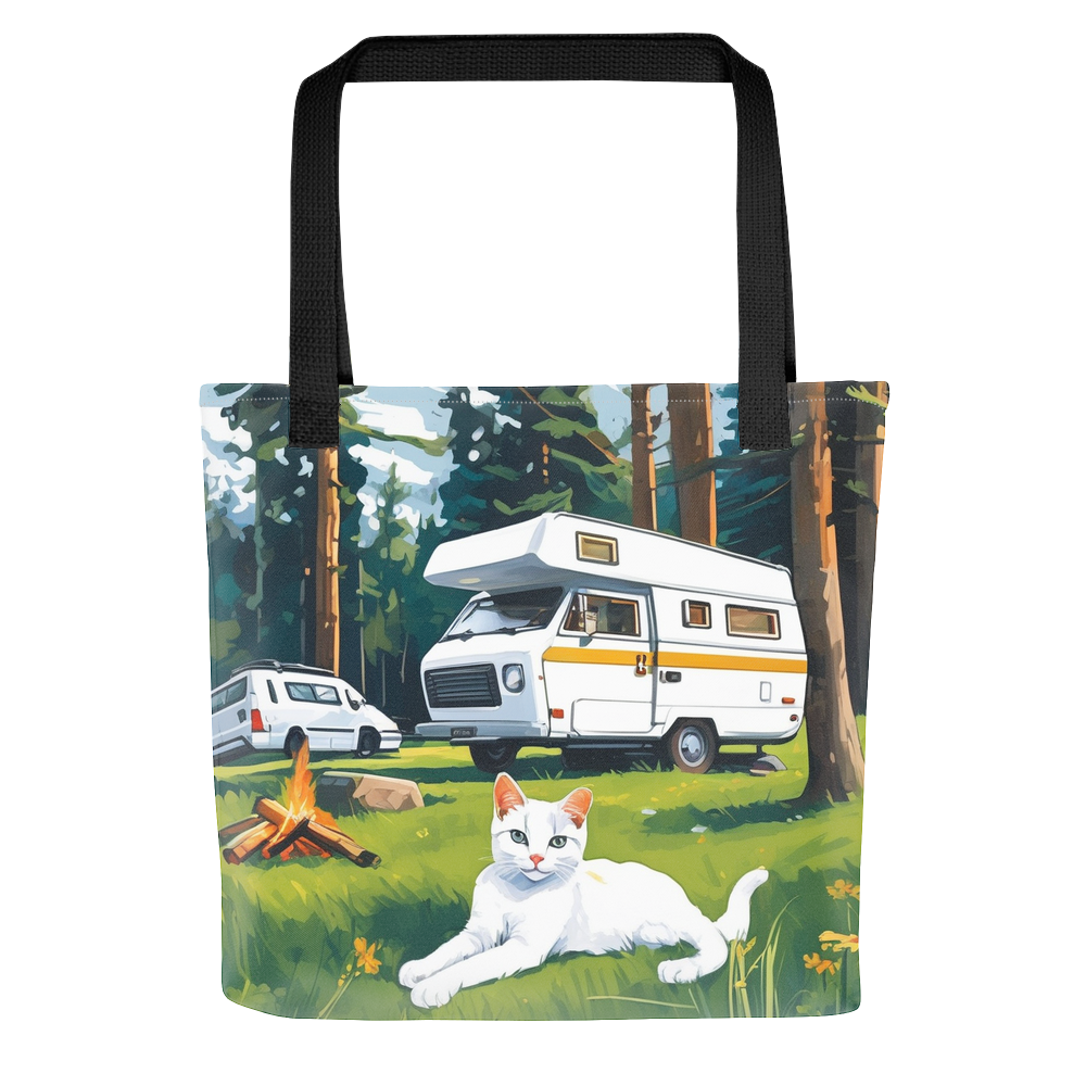 PugMug Custom White Companion Cat Tote