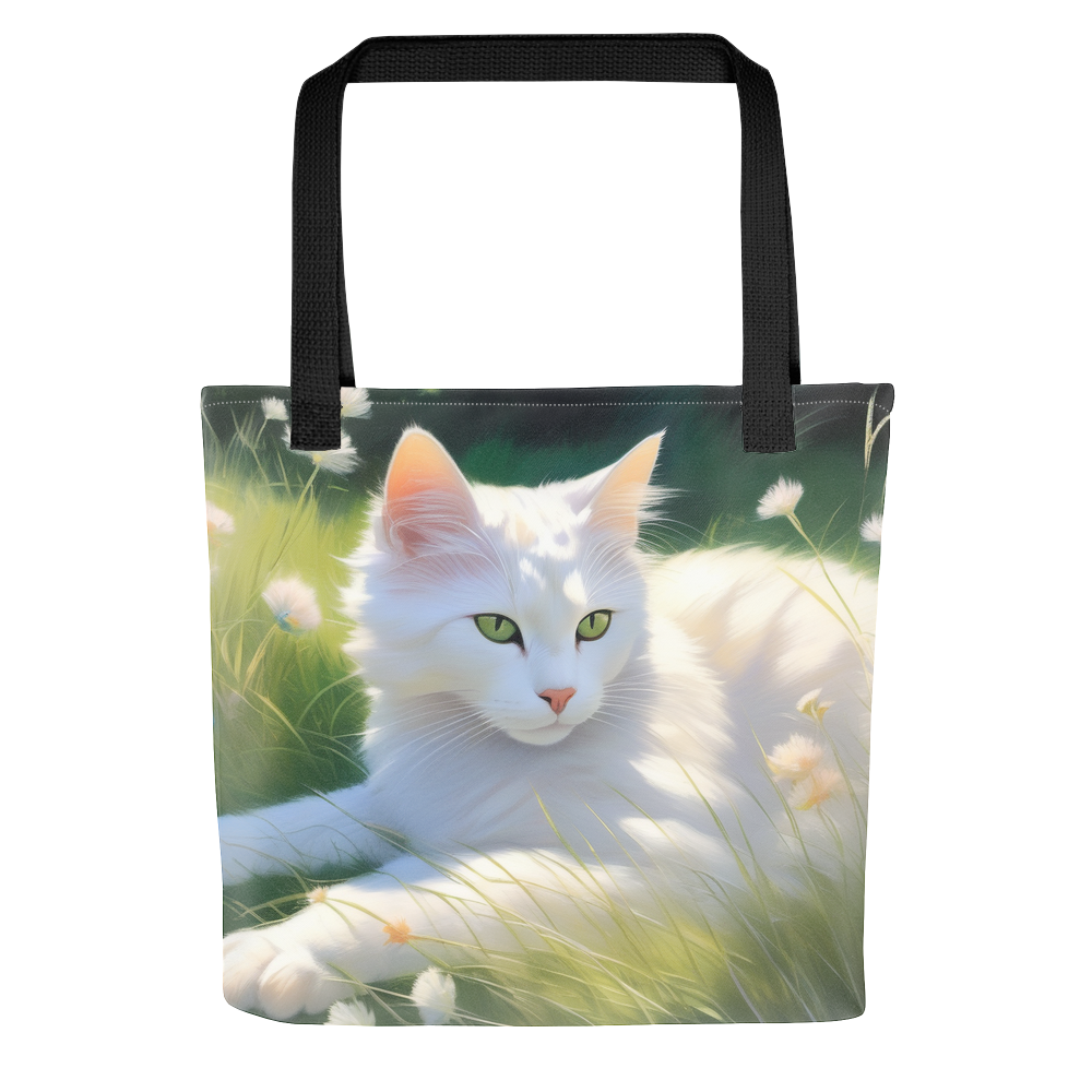 PugMug Custom White Companion Cat Tote