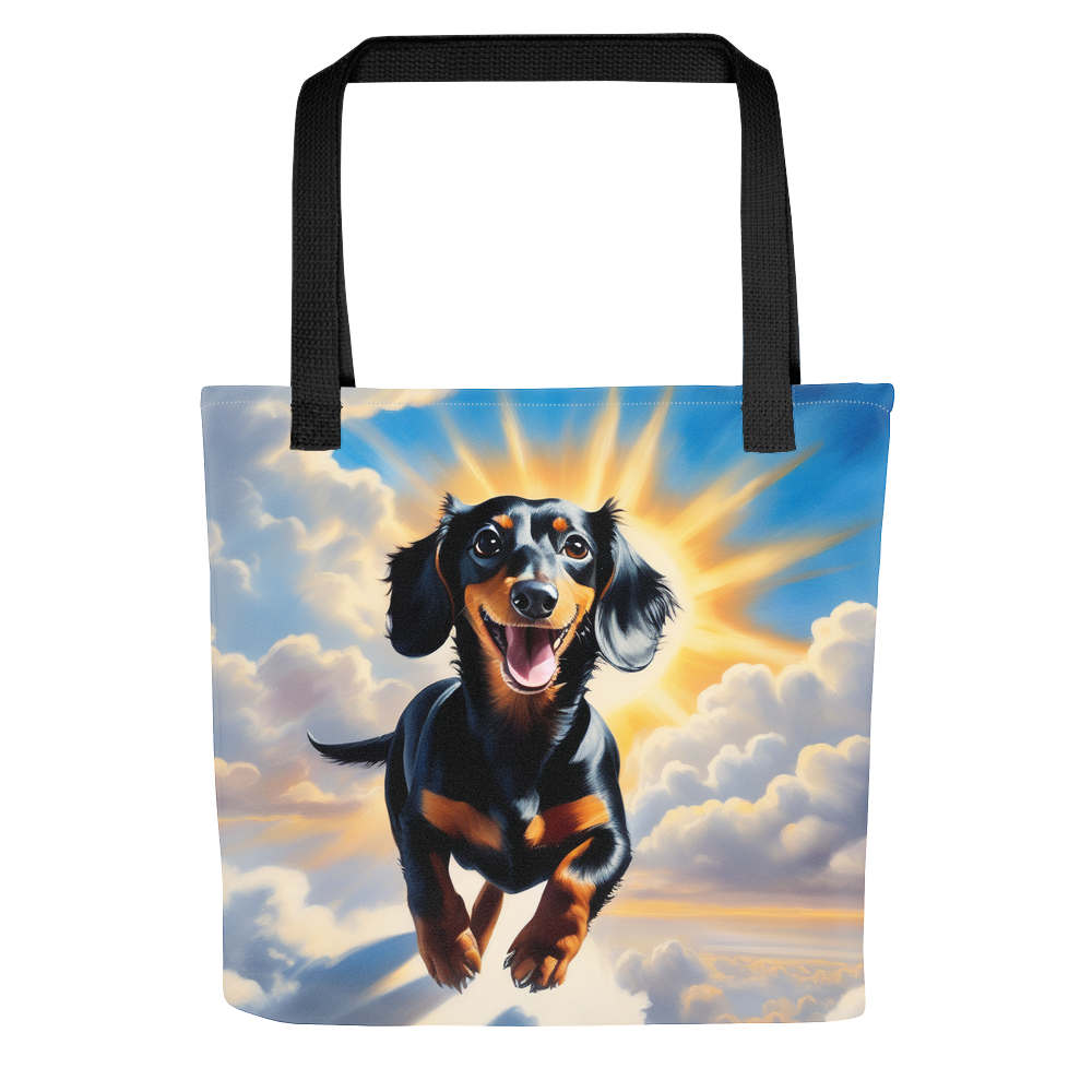 PugMug Custom Black Dachshund Tote